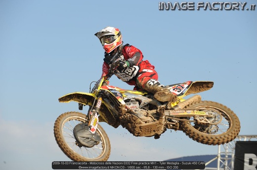 2009-10-03 Franciacorta - Motocross delle Nazioni 0332 Free practice MX1 - Tyler Medaglia - Suzuki 450 CAN